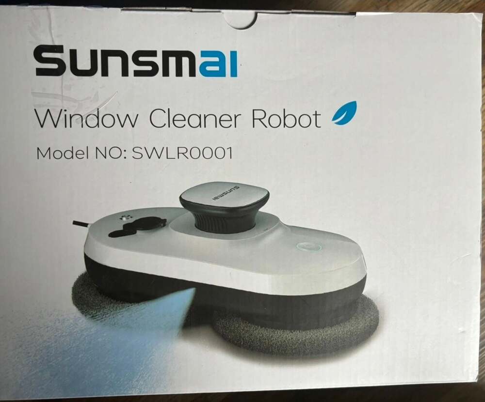 Window cleaning robot, sunsmai smart window cleaner with automatic water spray